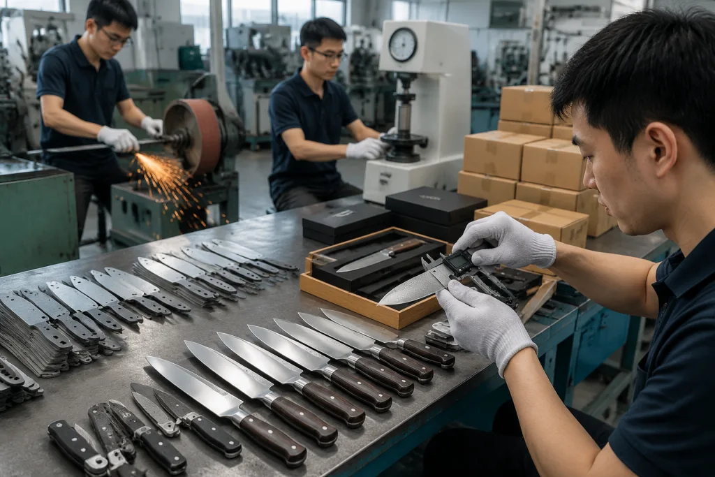AUS-10 Knife Importer Sourcing Guide: Specs, MOQ and QC