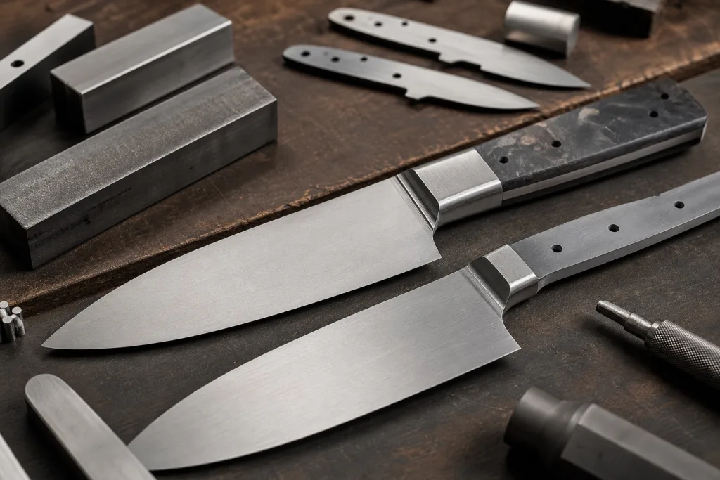 Bolster Design Knife Manufacturing: Full vs Half Trade-offs