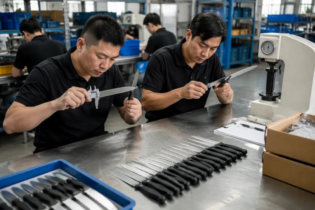 Bread knife quality checklist: specs, MOQ, QC cost risks