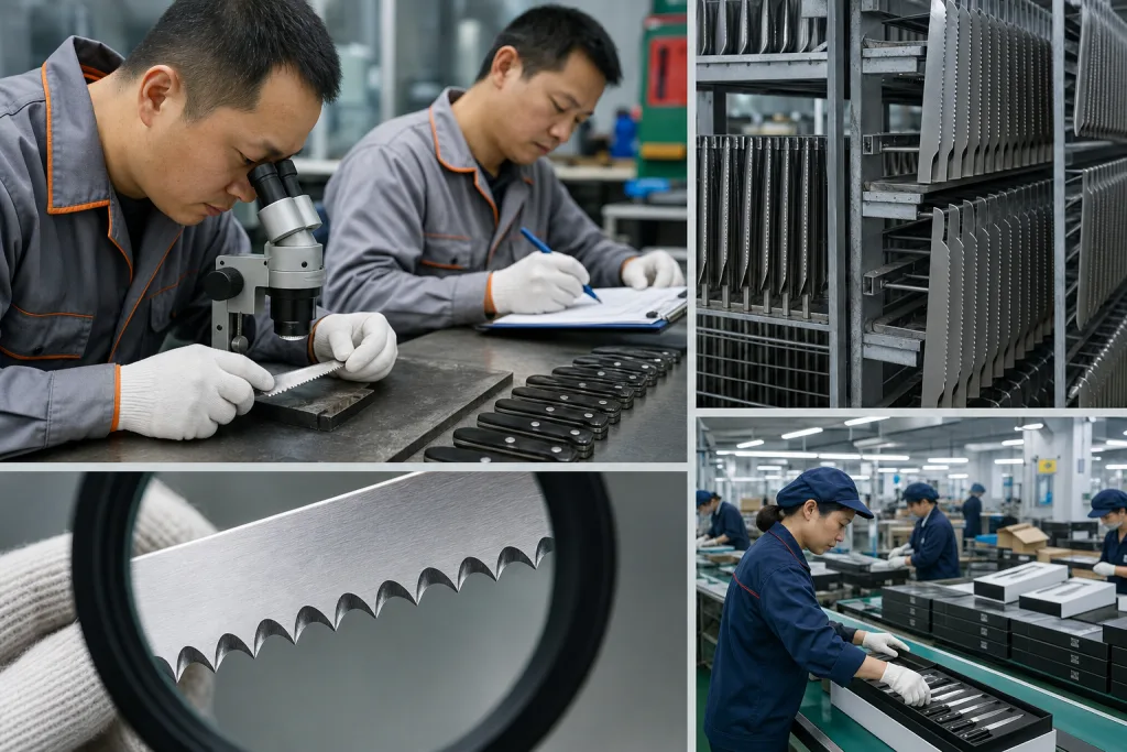 Serrated Bread Knife Manufacturing: Geometry, Durability, QC