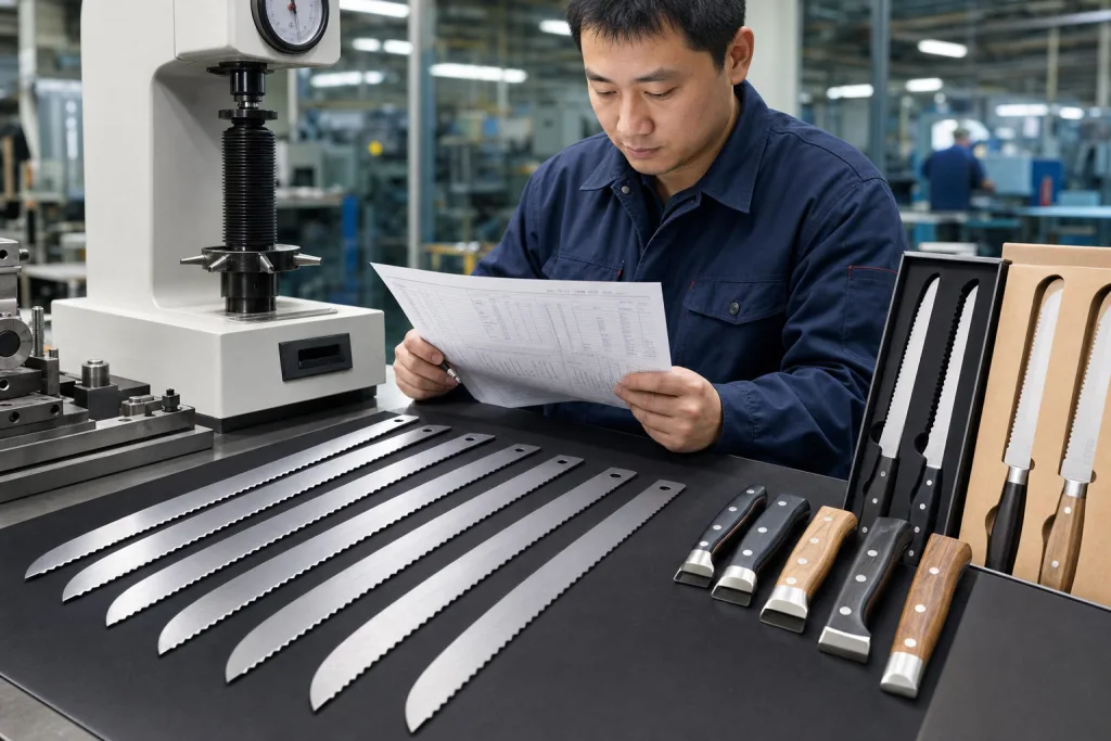 Bread Knife Steel Hardness Specification Buyer Guide