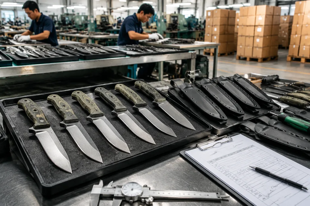 Bushcraft Knife Importer Sourcing Guide: Specs, MOQ, QC Risks