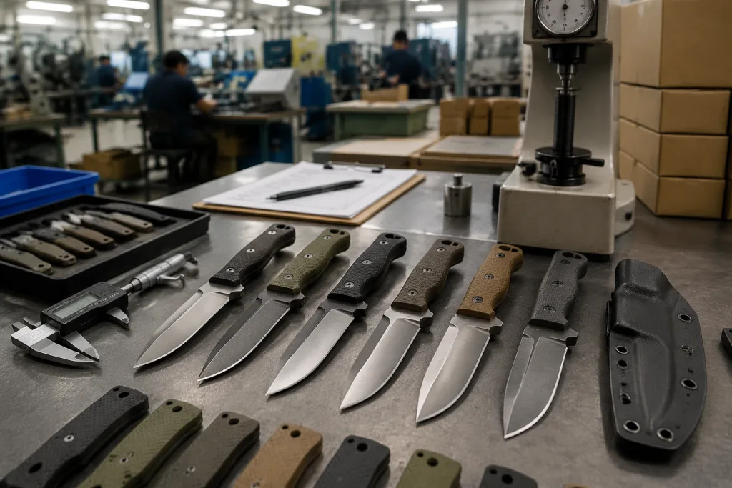 Bushcraft Knife Quality Checklist: Specs, MOQ and QC Risks