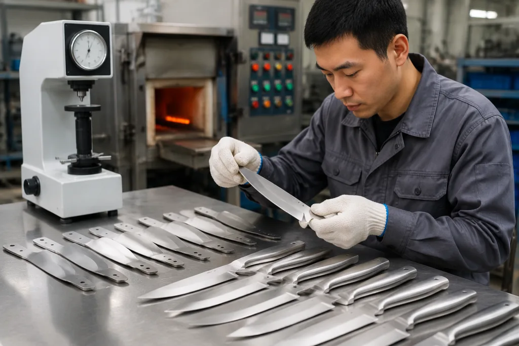 Butchery Knife Heat Treatment: Control Beats Steel Names