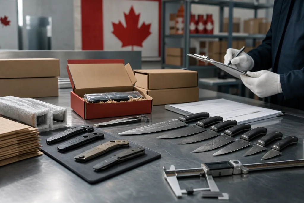 Canada knife import compliance: prohibited mechanisms guide