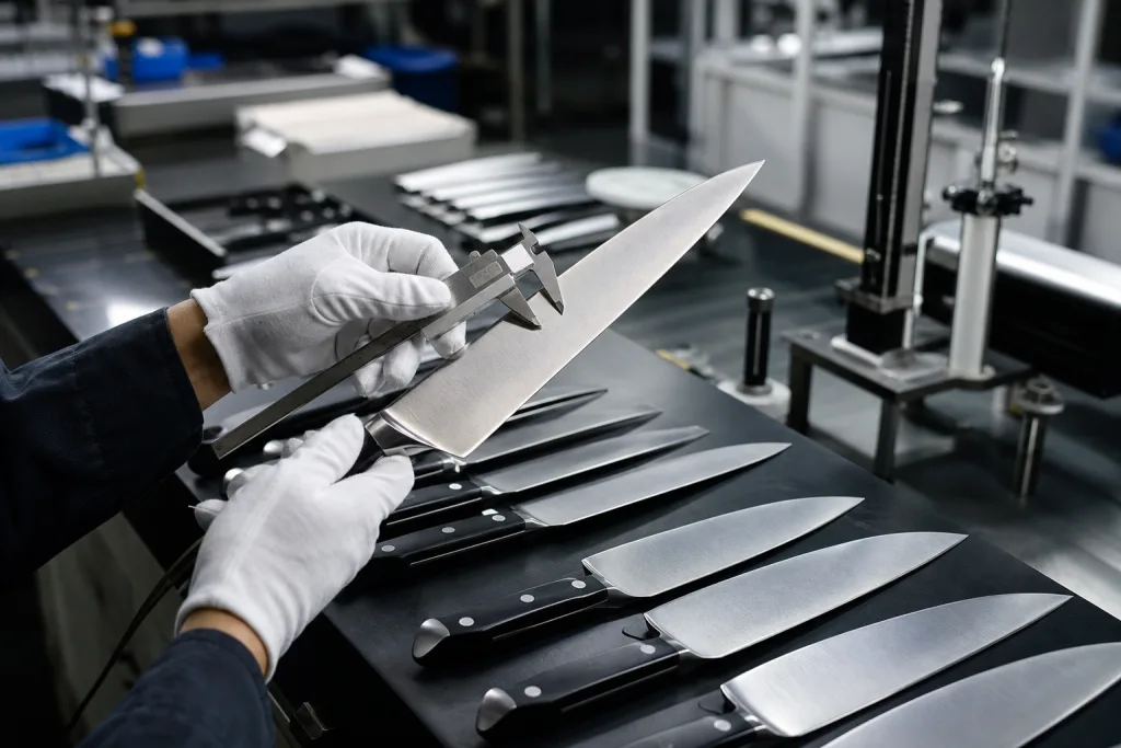 Chef Knife Bulk Order Quality Control for Importers