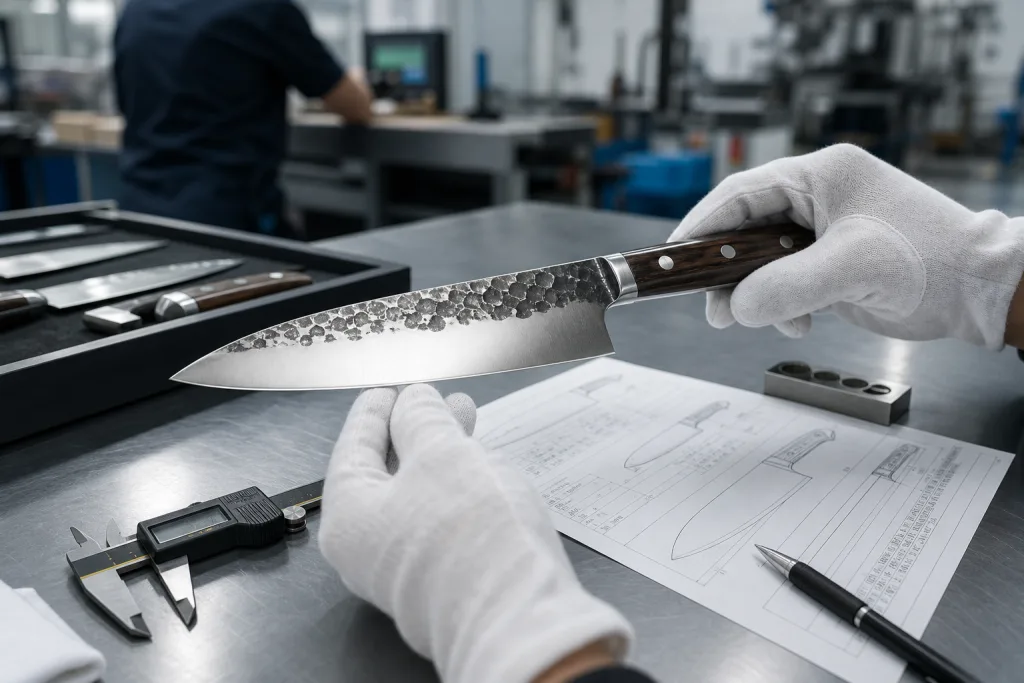 Chef Knife Sample Approval Checklist for Private Label Buyers