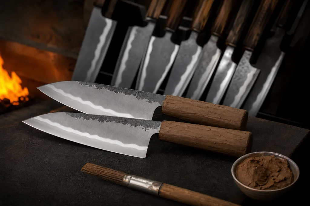Clay Tempering Hamon OEM for Premium Kitchen Knives
