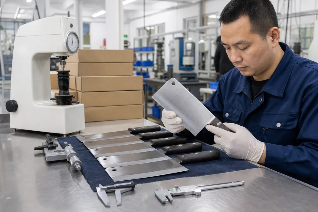 Cleaver Knife Bulk Order Quality Control Guide for Buyers