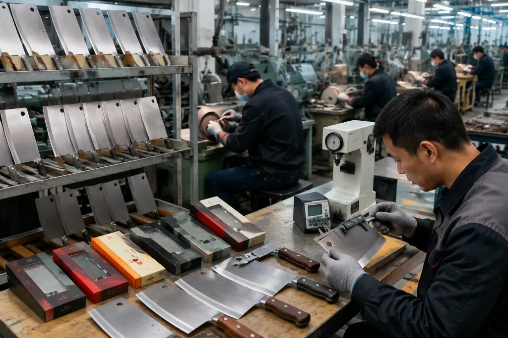 Cleaver OEM Factory Specs, MOQ and QC Risks for Buyers