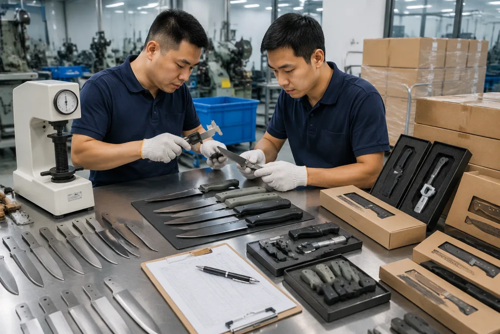 D2 Steel Knife Sample Approval Guide for OEM Buyers