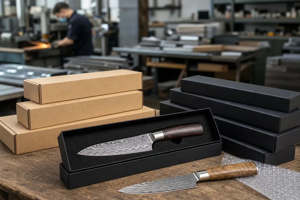 Damascus Kitchen Knife Export Packaging MOQ Reorder Plan