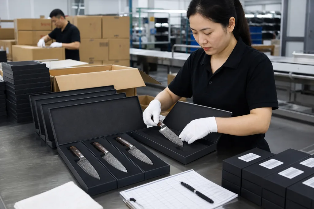 Damascus Kitchen Knife Export Packaging Supplier Audit Checklist