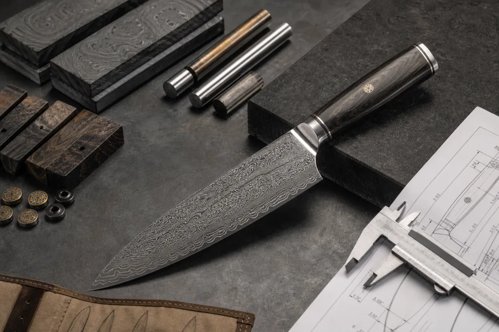 Damascus Kitchen Knife Landed Cost Breakdown for B2B Buyers