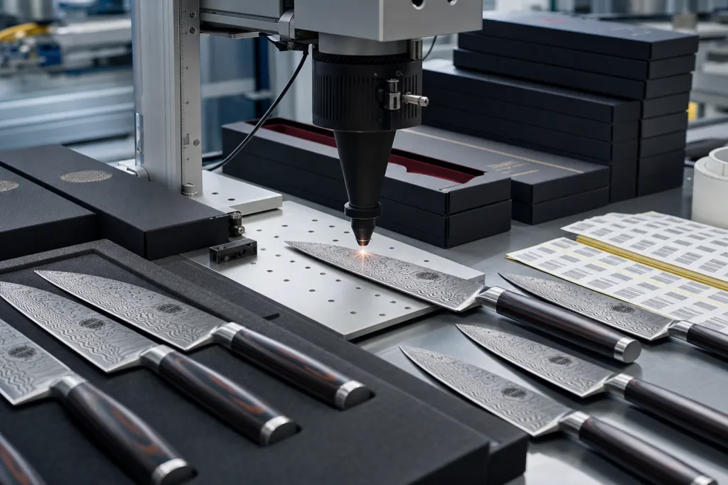 Damascus Kitchen Knife Logo Engraving Retail Launch Checklist