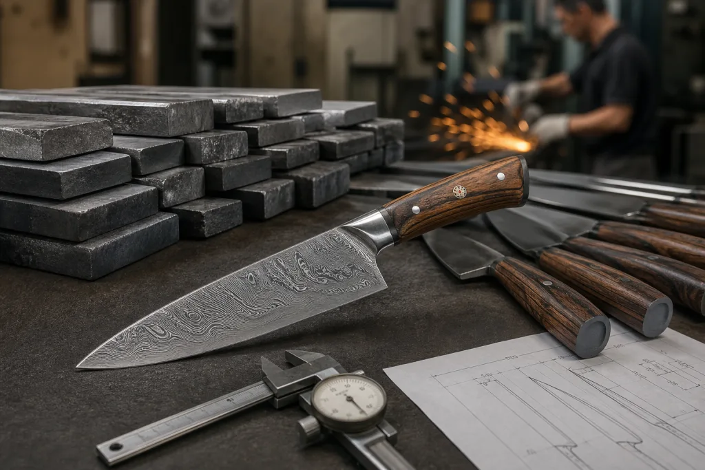 Damascus Kitchen Knife MOQ Reorder Plan for B2B Buyers