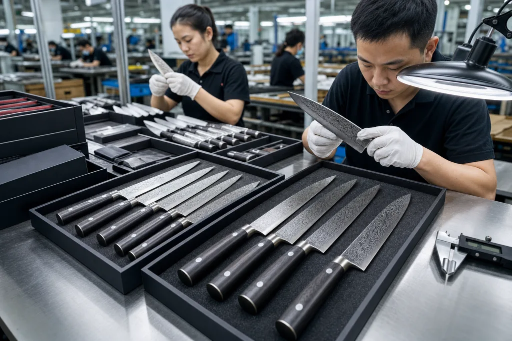Damascus Kitchen Knife OEM Supplier Buyer Guide for Brands