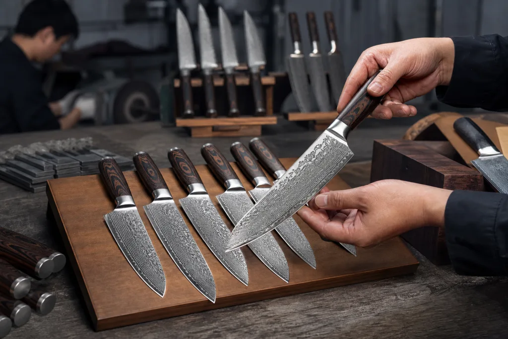 Damascus Kitchen Knife Order Quality MOQ Reorder Plan