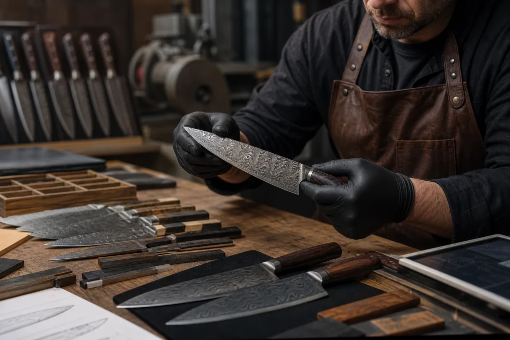 Damascus Kitchen Knife Order Quality Retail Launch Checklist