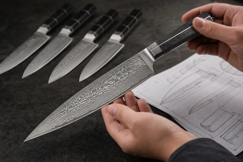 Damascus Kitchen Knife Price Negotiation Guide for B2B Buyers