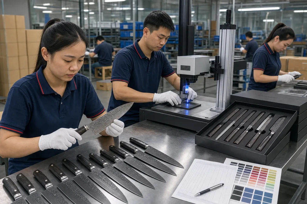 Damascus Kitchen Knife Private Label Manufacturer Guide