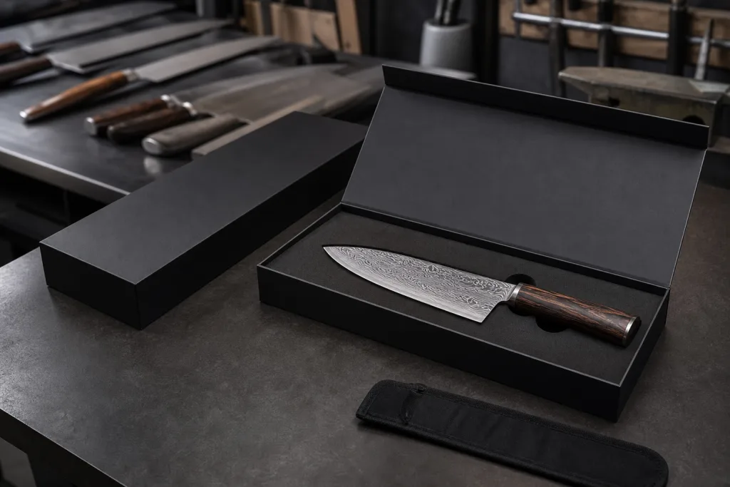 Damascus Kitchen Knife Private Label Packaging Cost Guide