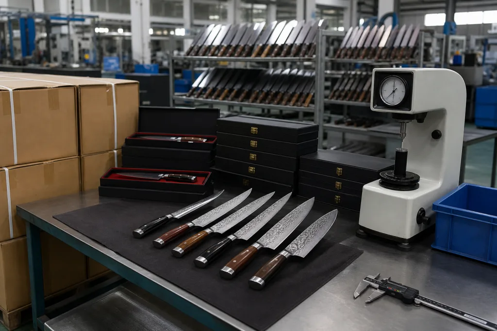 Damascus Kitchen Knife Steel Hardness Landed Cost Breakdown