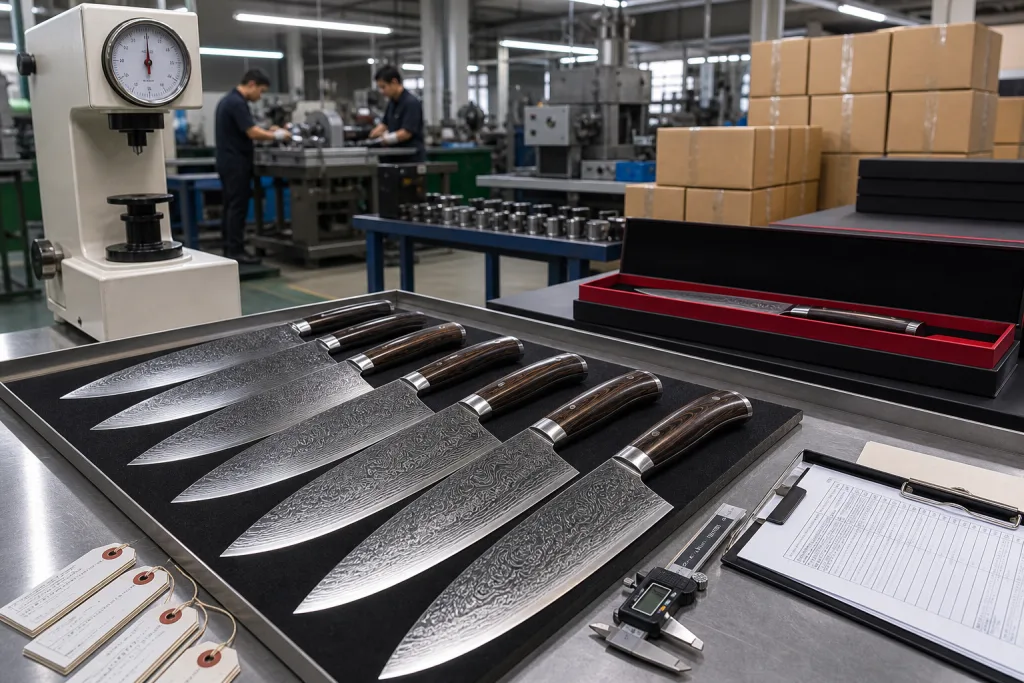 Damascus Kitchen Knife Steel Hardness Retail Launch Checklist