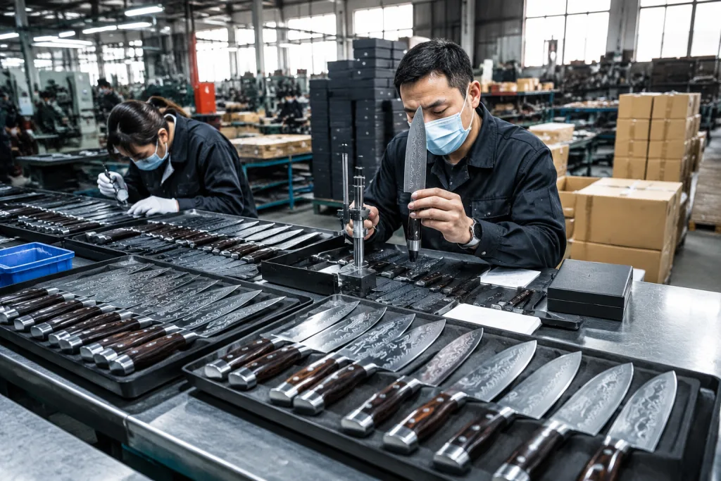 Damascus Knife Importer Sourcing Guide: Specs, MOQ and QC