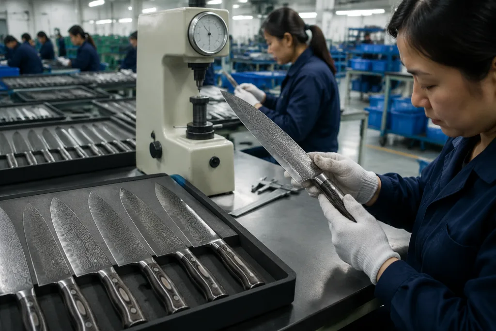 Damascus Knife Manufacturer China: MOQ, Specs and QC Risks