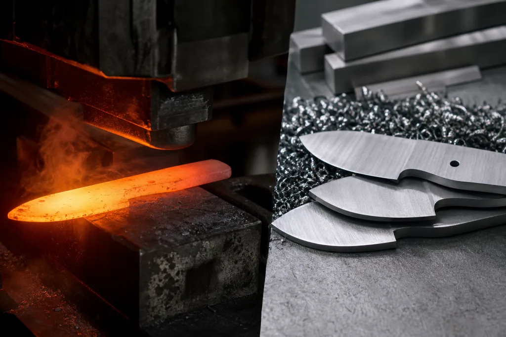 Drop Forging vs Stock Removal for Blade Blank Sourcing