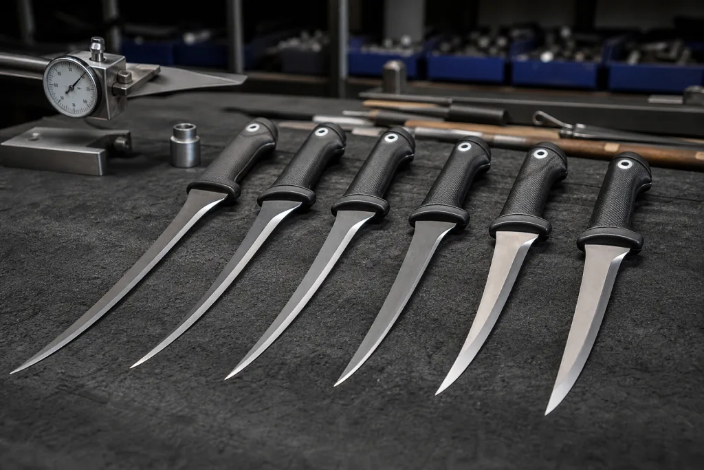 Fillet knife flex grades: avoiding OEM production failures