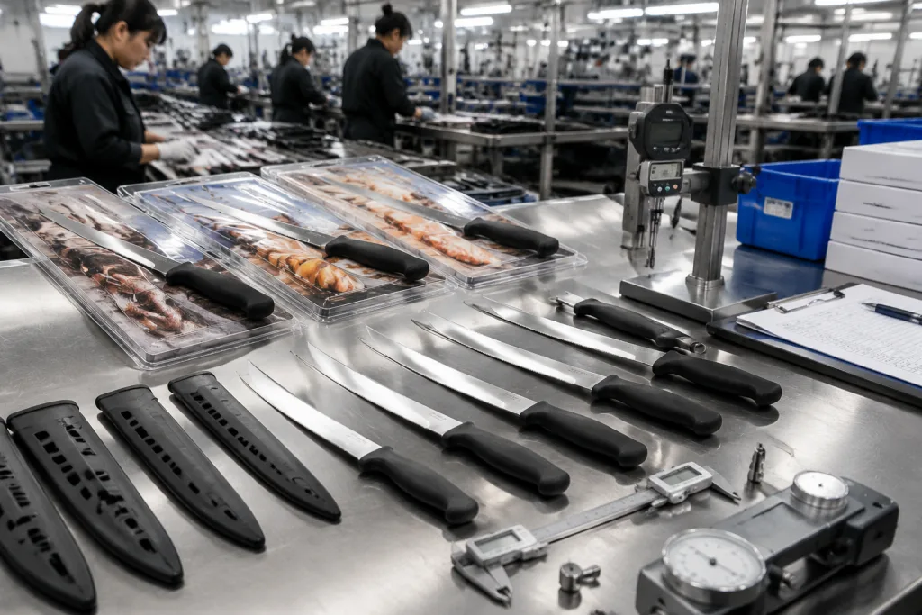 Fillet Knife Quality Checklist: Specs, MOQ and QC Risks