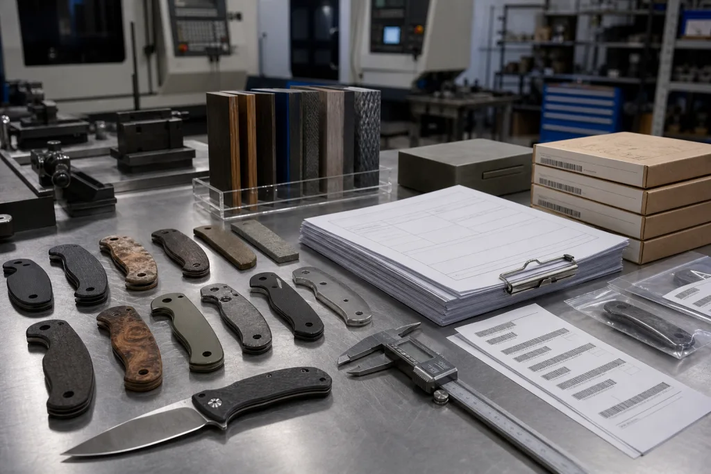 Folding Chef Knife Handle Material Export Documentation Guide