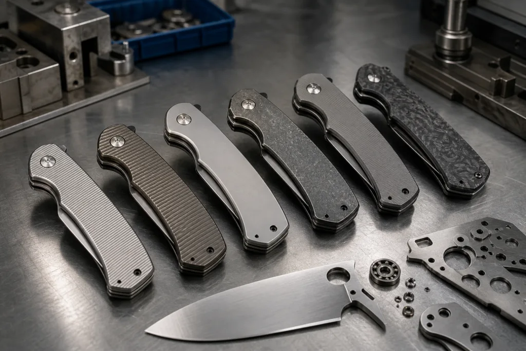 Folding Chef Knife Handle Material Steel Specification Comparison