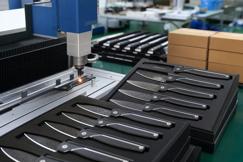 Folding Chef Knife Logo Engraving Landed Cost Breakdown