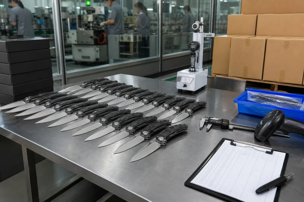Folding Chef Knife MOQ Lead Quality Inspection Plan