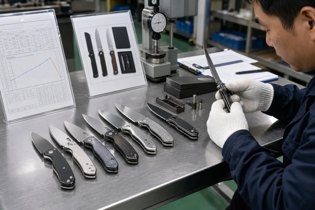 Folding Chef Knife MOQ Lead Sample Approval Process Guide