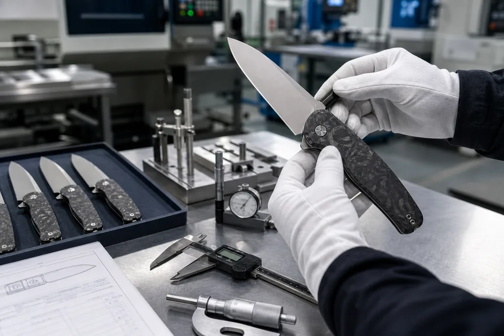 Folding Chef Knife Order Quality Inspection Plan for B2B Buyers