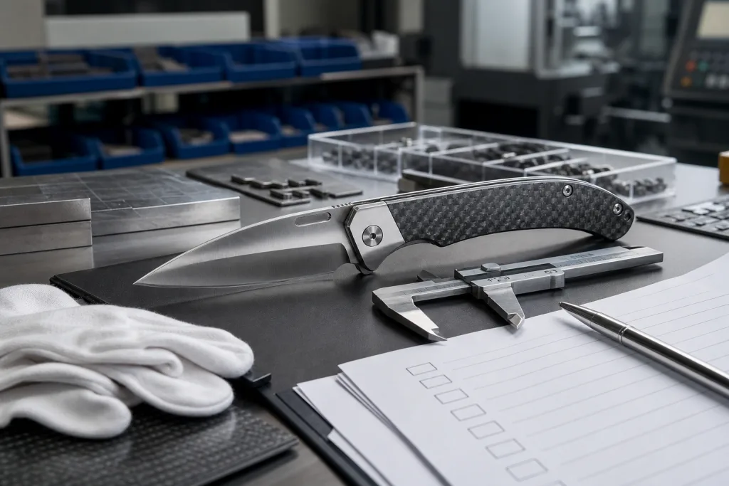 Folding Chef Knife Order Quality Retail Launch Checklist