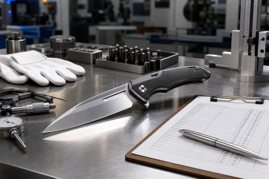 Folding Chef Knife Order Quality Supplier Audit Checklist
