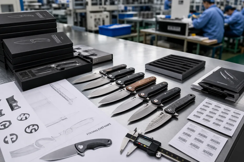 Folding Chef Knife Private Label Packaging Cost & Lead Time