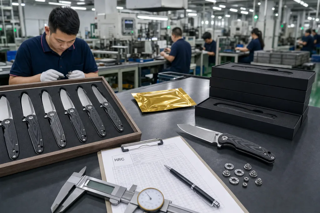 Folding Chef Knife Sample Approval Process for Buyers