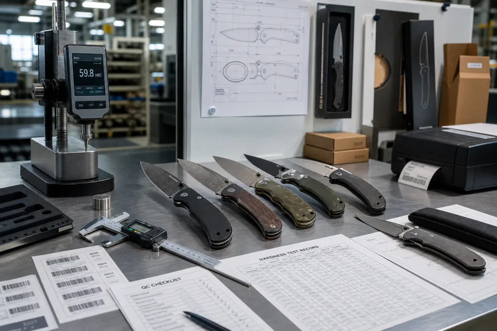 Folding Chef Knife Sample Approval Process for B2B Buyers