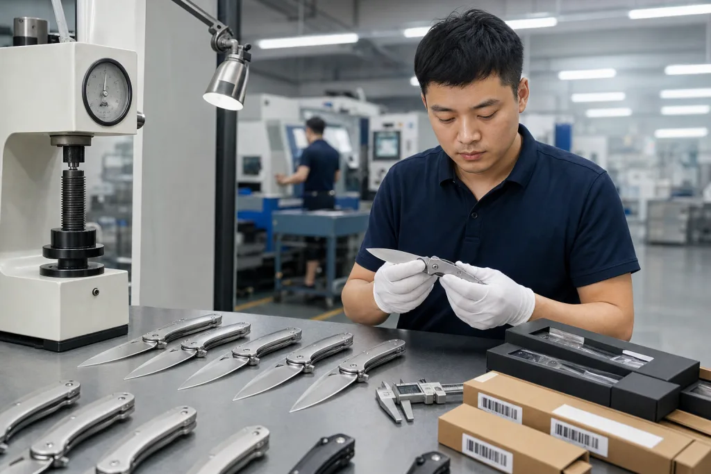 Folding Chef Knife Sample Approval Supplier Audit Checklist