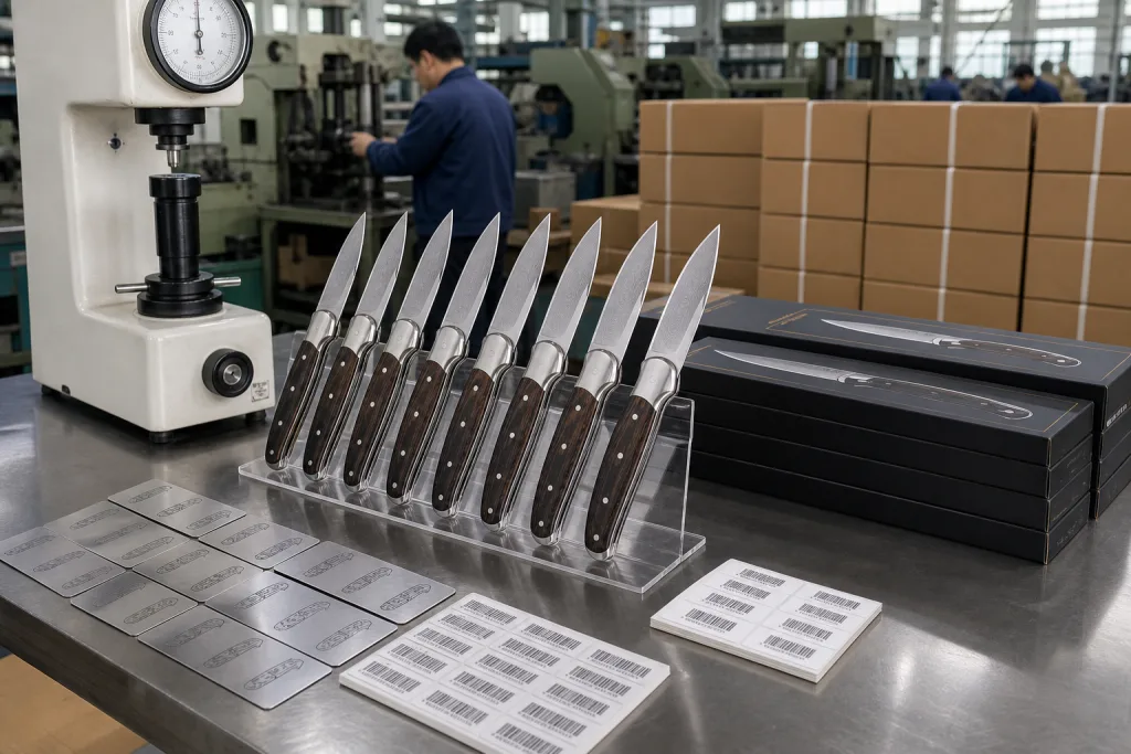 Folding Chef Knife Steel Hardness Private Label Packaging Guide