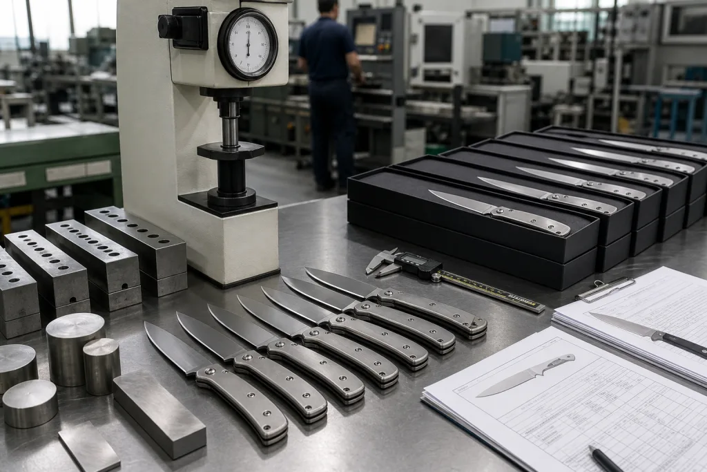 Folding Chef Knife Steel Hardness Supplier Audit Checklist