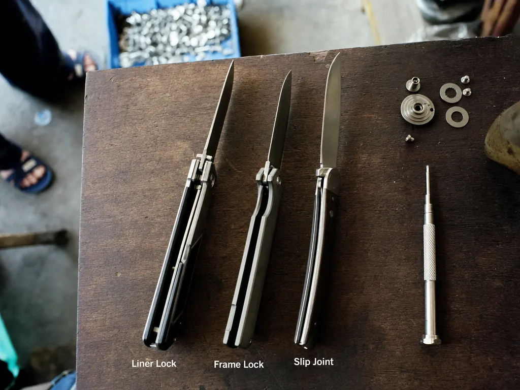 Folding Knife Lock Mechanisms: Liner, Frame, Slip Joint
