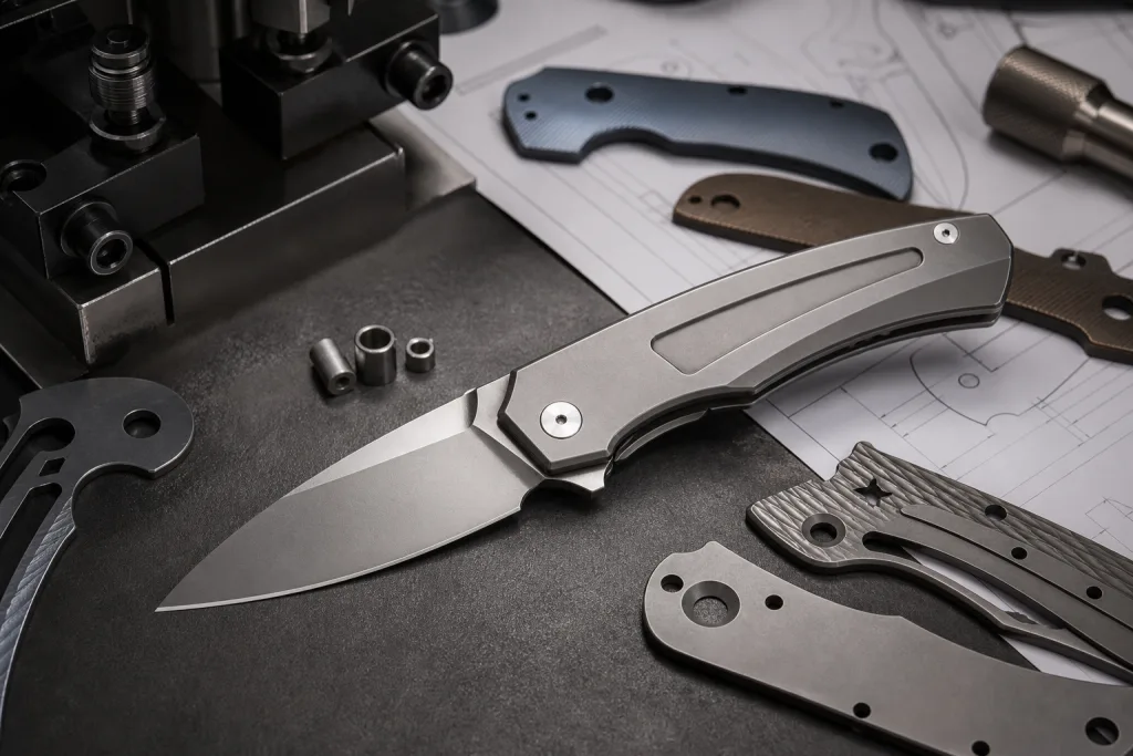 Frame lock titanium knife OEM cost and lead-time guide