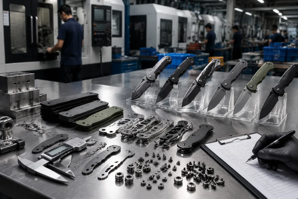 G10 handle knife quality checklist for OEM sourcing control